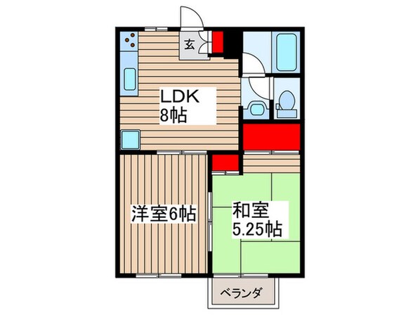 ガ－デンハウスベル石神井公園３の物件間取画像